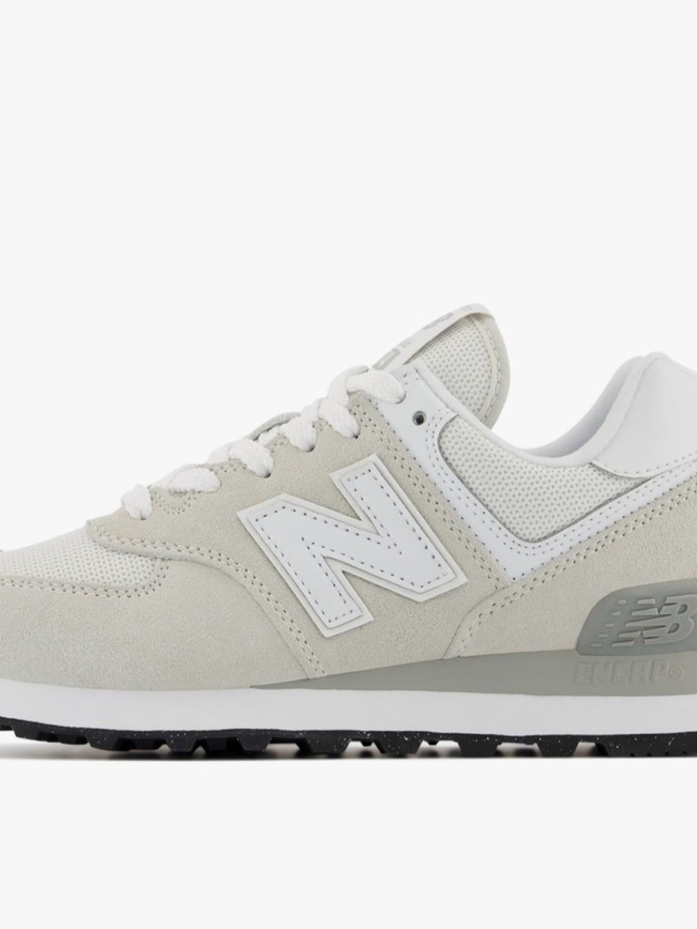 New Balance Classic 574 in Light Gray and White Women’s Size 7